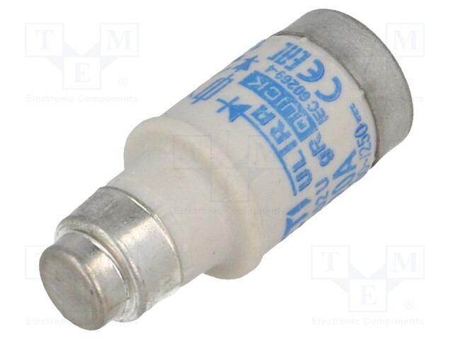 Fuse: fuse; gR; 20A; 400VAC; 250VDC; ceramic; D02; D0