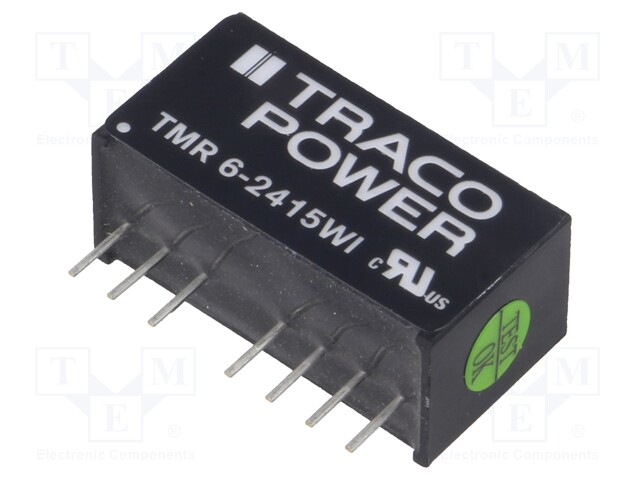 Converter: DC/DC; 6W; Uin: 9÷36V; 24VDC; Iout: 250mA; SIP8; 4.8g