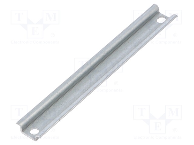 DIN rail; steel; W: 15mm; H: 5mm; L: 108mm; TG-ABS1212,TG-PC-1212