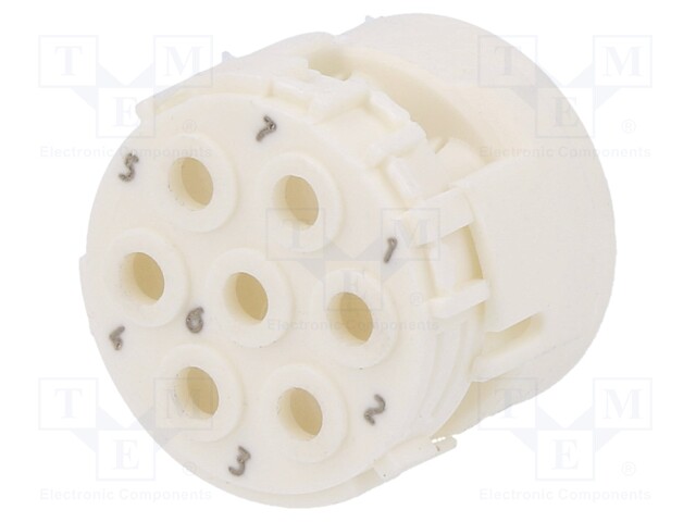 SENSOR CONN INSERT, M23, PIN, 7POS