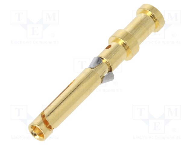 Contact; female; 0.5mm2; 20AWG; gold-plated; crimped; bulk; 10A