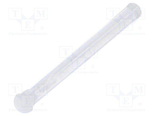 Fiber for LED; round; Ø2.2mm; Front: convex; straight; IP68