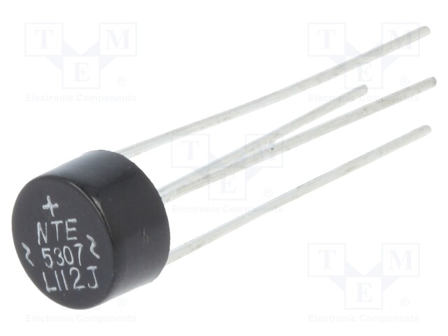 Single-phase bridge rectifier; Urmax: 1kV; If: 1.5A; Ifsm: 50A; THT