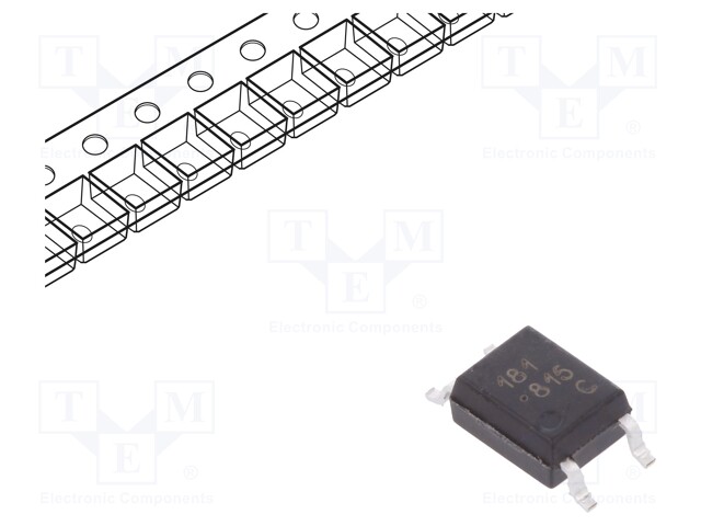 Optocoupler; SMD; Channels: 1; Out: transistor; Uinsul: 3.75kV; SO4