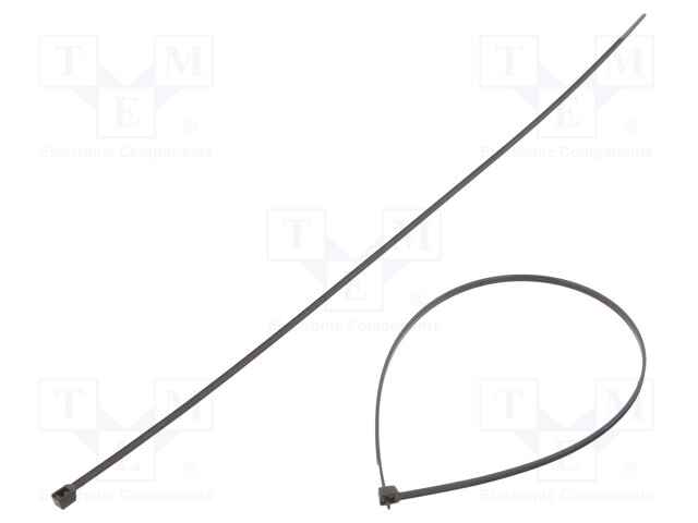 Cable tie; L: 330mm; W: 2.8mm; polyamide; 110N; black; Ømax: 95mm