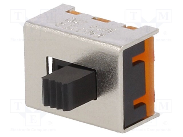 Switch: slide; Pos: 2; 0.35A/30VDC; ON-ON; Mounting: PCB,THT; 20mΩ