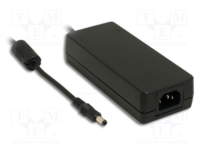 Power supply: switched-mode; 24VDC; 3.75A; Out: 5,5/2,5; 90W; 90%