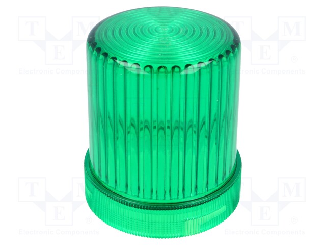 Signallers accessories: cloche; green; Series: WLK; IP65; Ø60x77mm