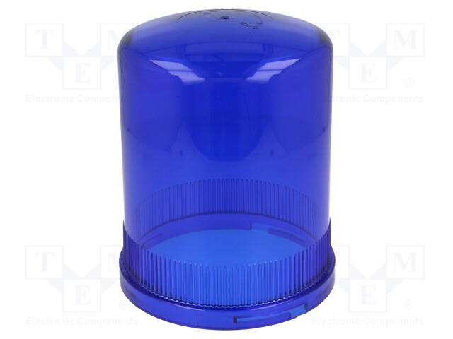 Signallers accessories: cloche; blue; IP65; Ø150x205mm; Mat: ABS