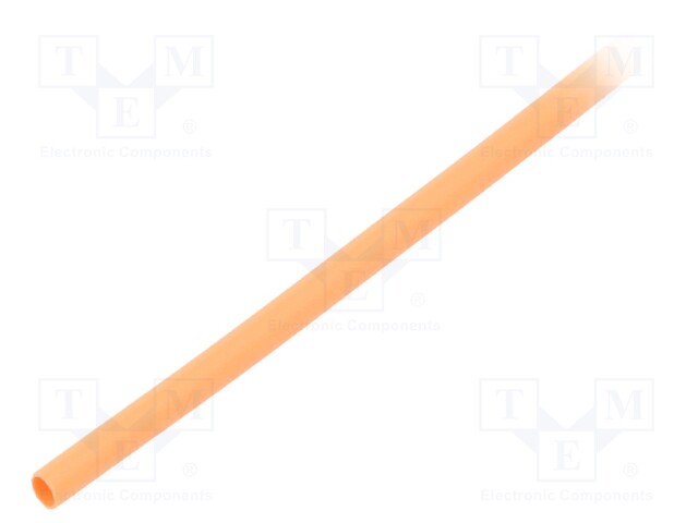 Heat shrink sleeve; glueless; 2: 1; 1.2mm; L: 1m; orange