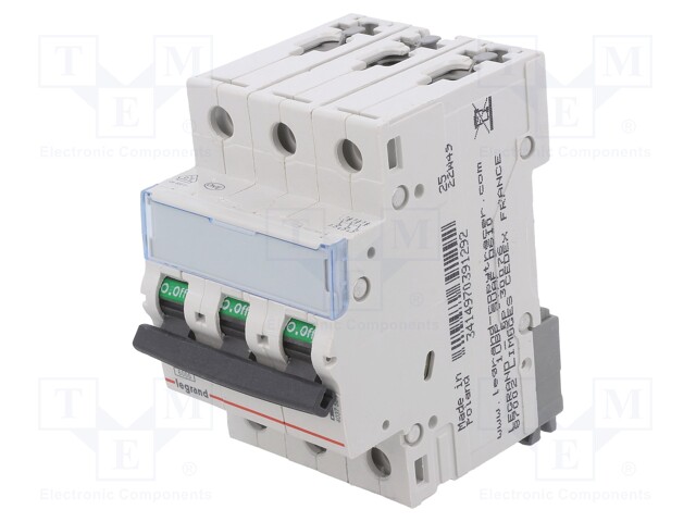 Circuit breaker; 400VAC; Inom: 32A; Poles: 3; DIN; Charact: D; 6kA