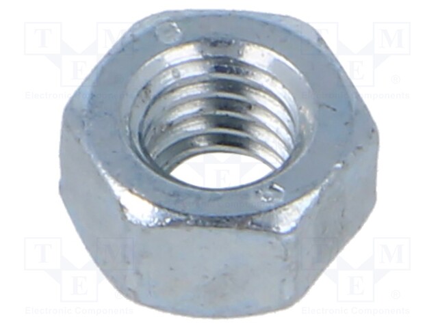 Nut; hexagonal; M5; 0.8; steel; Plating: zinc; 8mm; BN 169