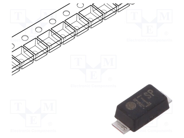 Diode: Schottky rectifying; SMD; 30V; 1.5A; Ufmax: 0.4V; S-FLAT