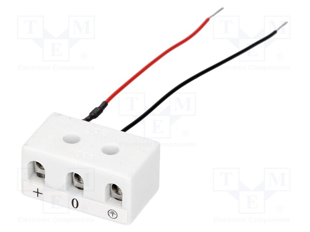 Adaptor with thermal fuse; 100mm