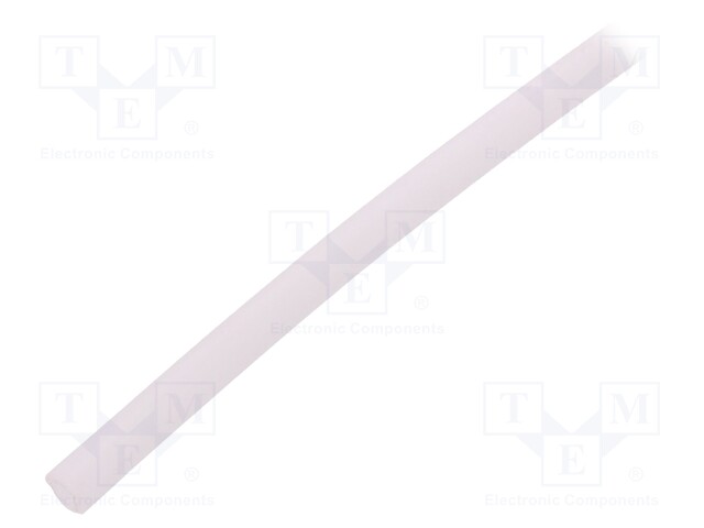 Insulating tube; Mat: silicone; transparent; -50÷200°C; Øint: 2mm