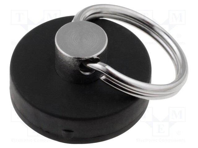 Magnet: permanent; hard ferrite; H: 6mm; Ø: 31mm; V: with key ring