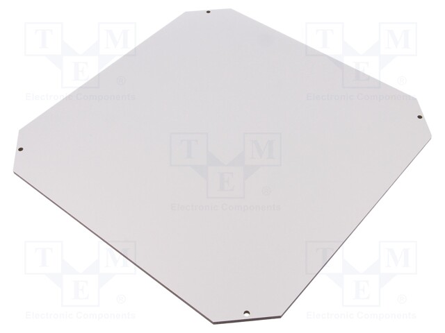 Mounting plate; insulating; W: 276mm; L: 276mm; Series: GEOS; grey