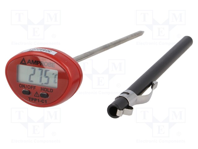 Temperature meter; LCD 3,5 digit; -50÷250°C; Accur: ±(2% + 1°C)