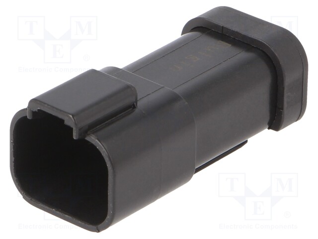 Connector: wire-wire; PX0; plug; male; PIN: 4; IP68; Locking: latch