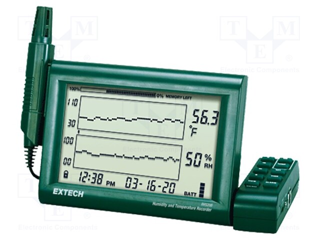 Data logger; dew point,temperature,humidity; ±1°C; ±3%; -30÷60°C