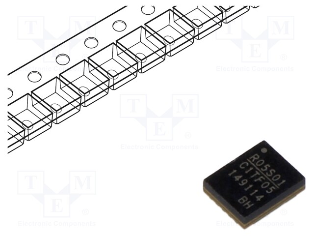 Converter: DC/DC; Uin: 4.5÷5.5V; Uout: 5VDC; Iout: 200mA; LGA; PCB