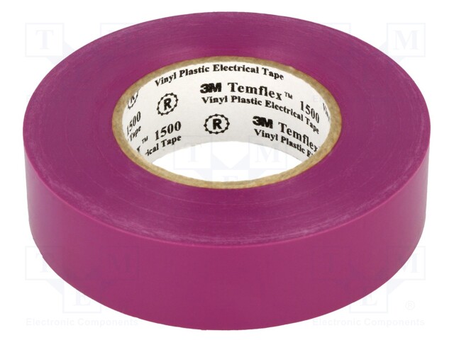 Tape: electrical insulating; W: 19mm; L: 20m; D: 0.15mm; violet; 170%