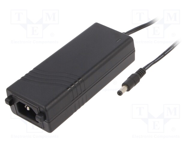 Power supply: switched-mode; 24VDC; 2A; Out: 5,5/2,5; 48W; desktop