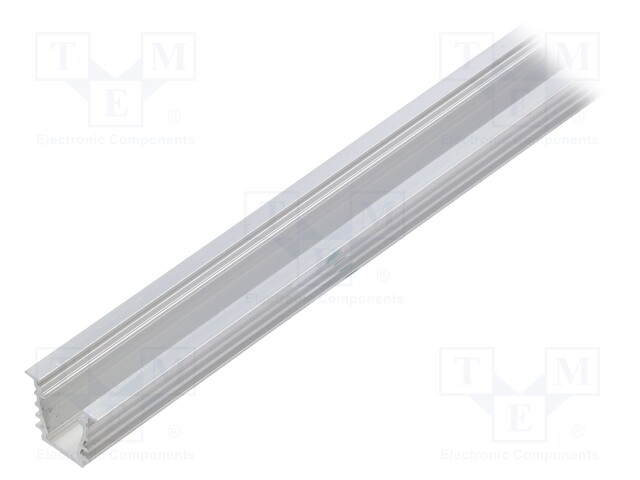 Profiles for LED modules; recessed; natural; L: 1m; aluminium