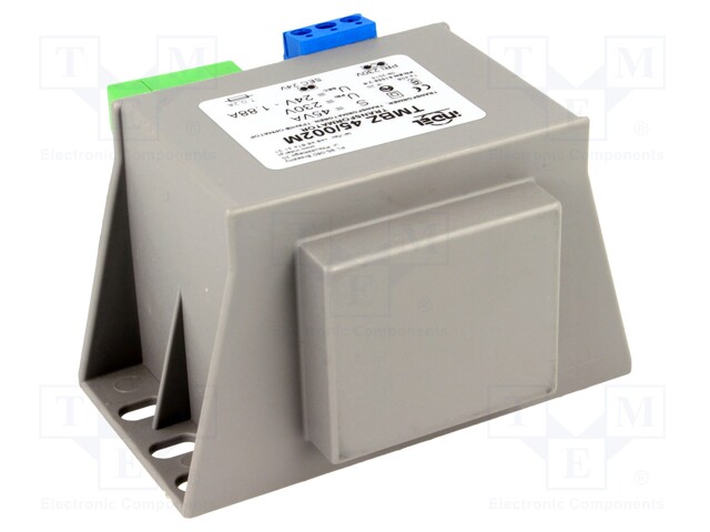 Transformer: encapsulated; 45VA; 230VAC; 24V; 1.87A; 0.9kg