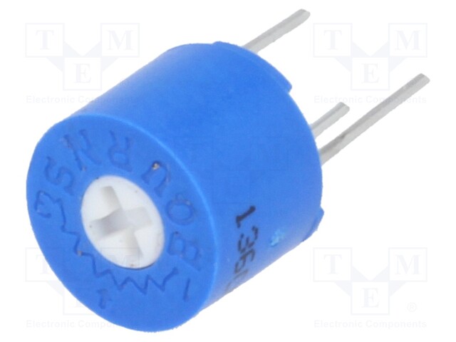 Potentiometer: mounting; horizontal,multiturn; 20Ω; 0.5W; THT