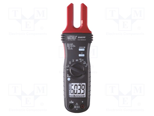 Meter: multifunction; digital,pincers type; LCD; (6000)