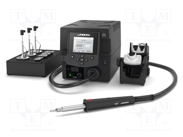 Hot air soldering station; digital,with push-buttons; 300W