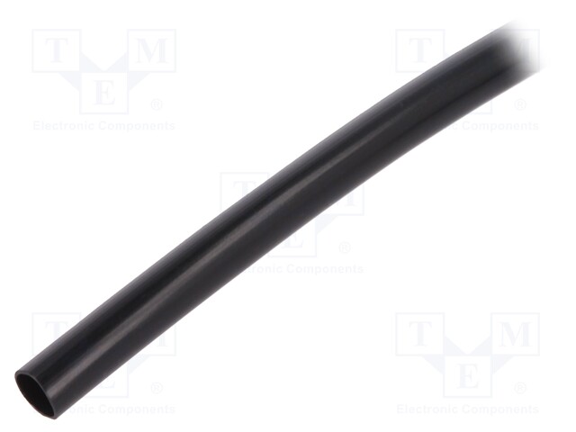 Insulating tube; Mat: PVC; black; -20÷125°C; Øint: 5mm; L: 10m