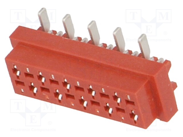 Socket; wire-board; female; PIN: 10; SMT; on PCBs; 30V; 1A; -40÷105°C