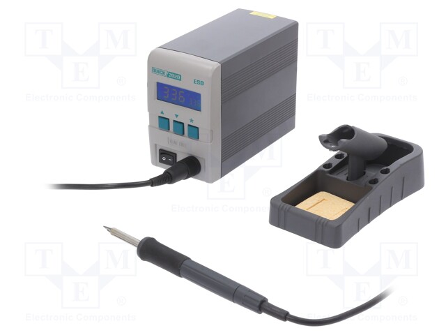 Soldering station; digital; ESD; 90W; 80÷480°C; Plug: EU; 1.2kg