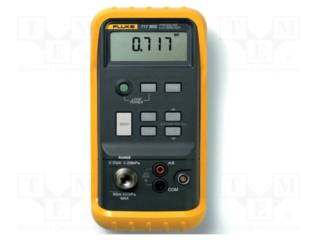 Calibrator; pressure; -0.85÷2bar; Overpressure: 2x full range