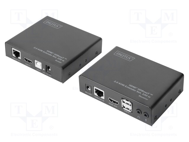 Device: KVM switch; HDCP 2.2,HDMI 1.4,USB 2.0; black; 100m