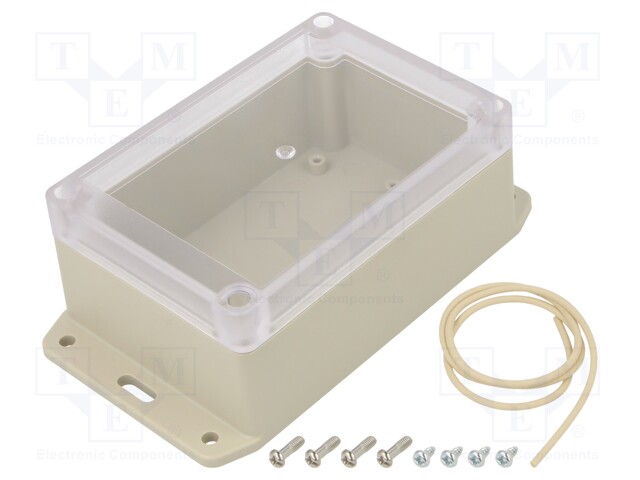 Enclosure: multipurpose; X: 85mm; Y: 125mm; Z: 55mm; Ritec; ABS; IP65