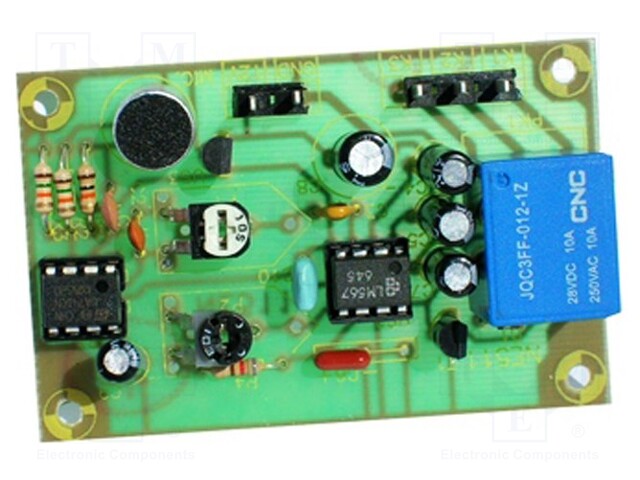 Circuit; detector programmed tones; 12VDC; 3A