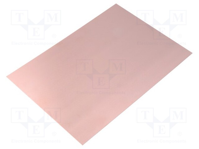 Laminate; FR4; 1mm; L: 233mm; W: 160mm; Coating: copper; double sided