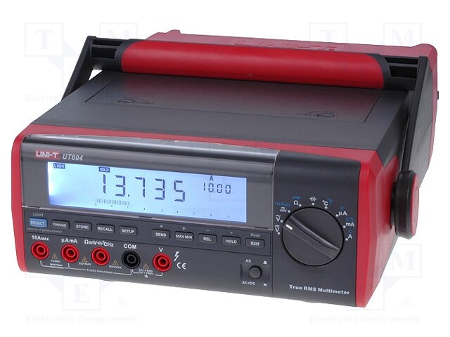 Benchtop multimeter; LCD 4,75 digit (40000); True RMS AC