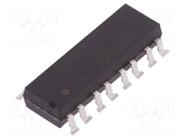 Optocoupler; SMD; Channels: 4; Out: transistor; Uinsul: 4.42kV