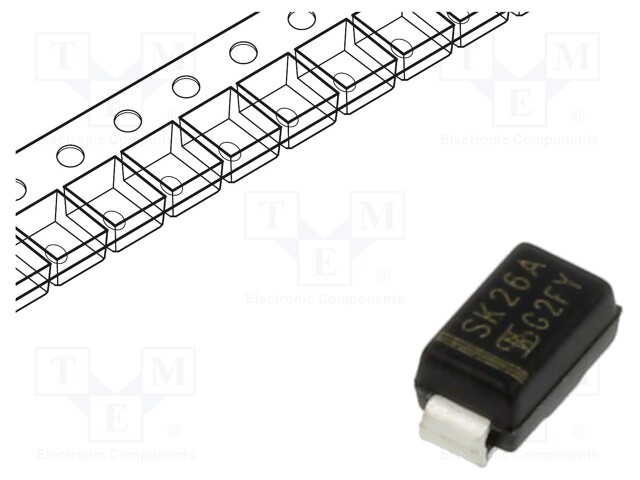 Diode: Schottky rectifying; SMD; 60V; 2A; SMA; reel,tape