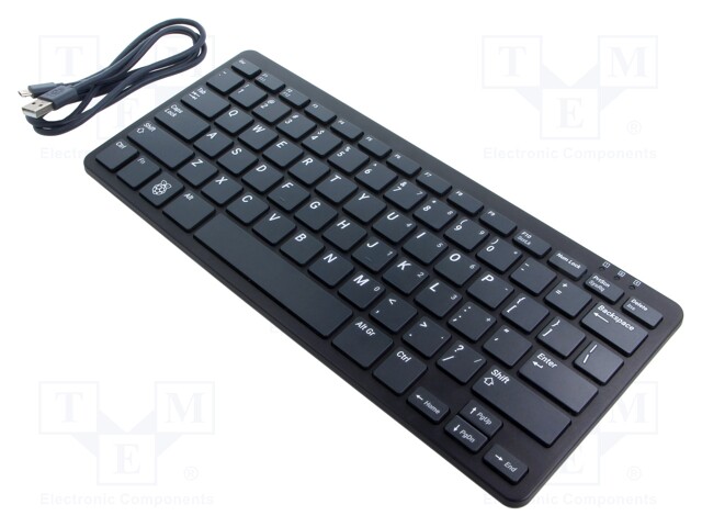 Keyboard; USB A-USB B micro cable,keypad; Colour: black-gray