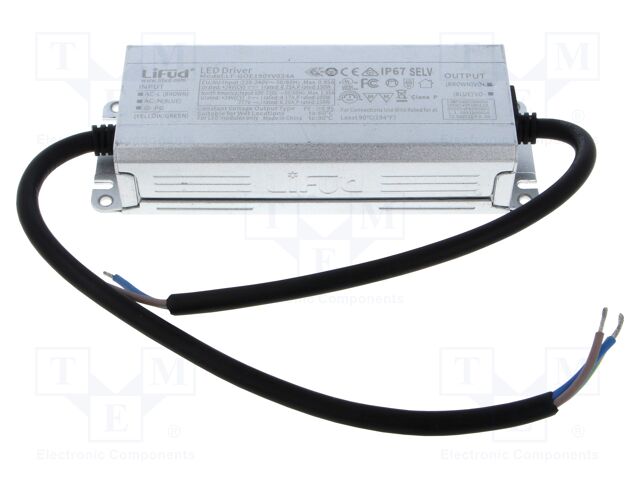 Power supply: switching; LED; 150W; 24VDC; 6.25A; 100÷277VAC; IP67