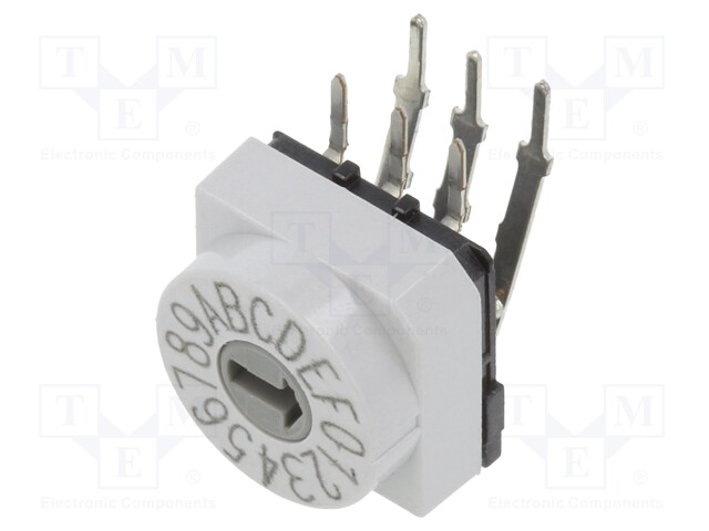 Switch: rotary; Pos: 16; 1uA/20mVDC; -20÷70°C; Mounting: THT