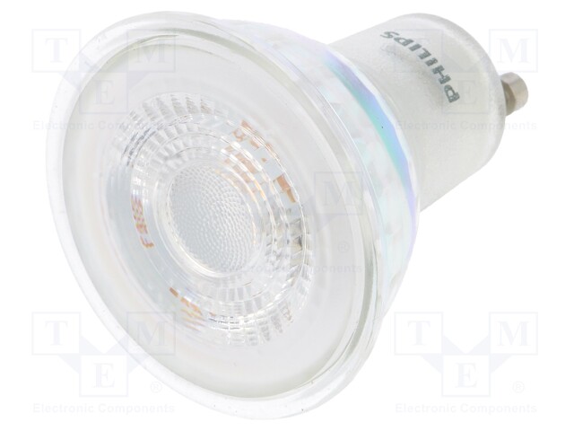 LED lamp; white; GU10; 230VAC; 225lm; 2.7W; 36°; 3000K; CRImin: 80