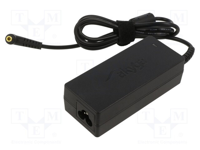 Power supply: switched-mode; 18.5VDC; 3.54A; Out: 4,8/1,7; 65W