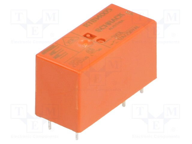 Relay: electromagnetic; SPDT; Ucoil: 5VDC; 12A/250VAC; 12A/24VDC