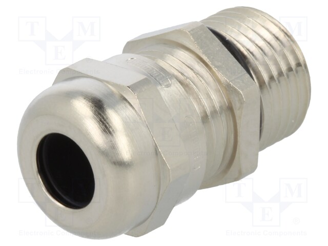 Cable gland; with long thread; PG9; IP68; Mat: brass